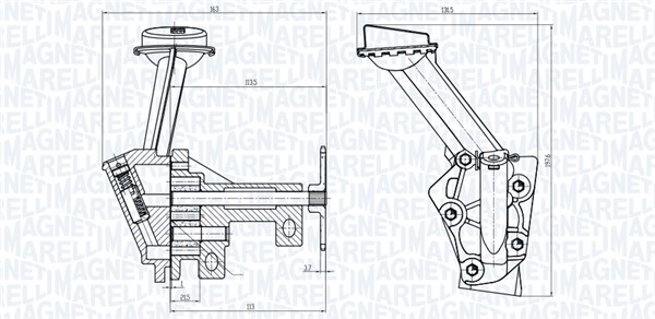 Magneti Marelli Oliepomp 351516000128