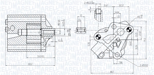 Magneti Marelli Oliepomp 351516000133