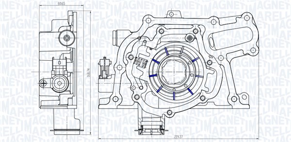 Magneti Marelli Oliepomp 351516000140