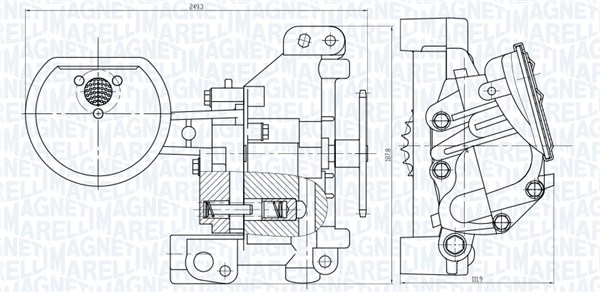 Magneti Marelli Oliepomp 351516000148