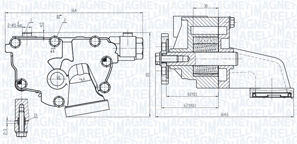 Magneti Marelli Oliepomp 351516000149