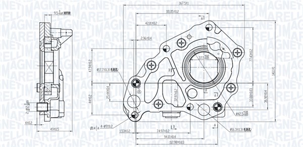 Magneti Marelli Oliepomp 351516000153