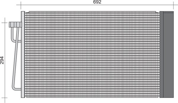 Airco condensor Magneti Marelli 350203253000