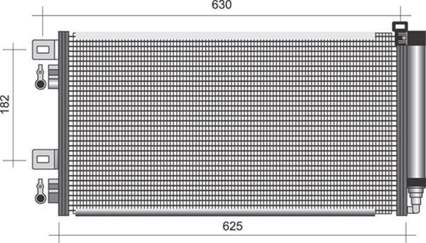 Airco condensor Magneti Marelli 350203275000