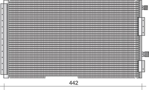 Airco condensor Magneti Marelli 350203433000