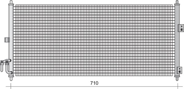 Airco condensor Magneti Marelli 350203480000