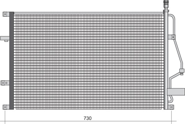 Airco condensor Magneti Marelli 350203488000