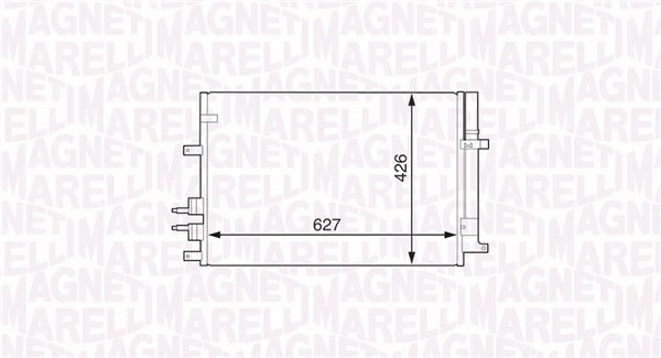 Magneti Marelli Airco condensor 350203616000