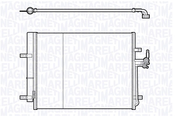 Airco condensor Magneti Marelli 350203712000