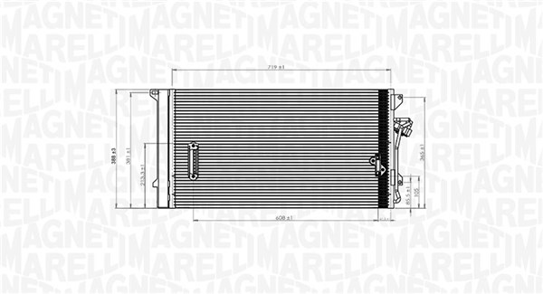 Magneti Marelli Airco condensor 350203743000