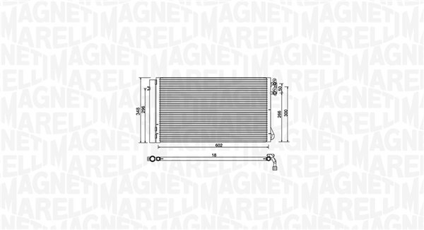 Magneti Marelli Airco condensor 350203752000