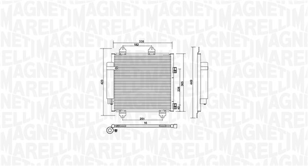 Magneti Marelli Airco condensor 350203753000