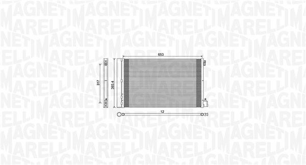 Magneti Marelli Airco condensor 350203779000