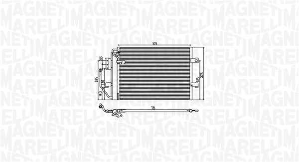 Magneti Marelli Airco condensor 350203785000