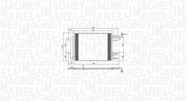 Magneti Marelli Airco condensor 350203792000