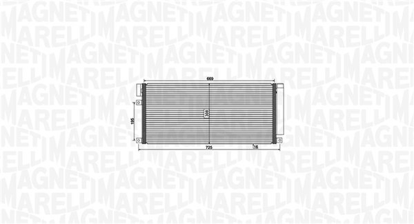 Magneti Marelli Airco condensor 350203806000