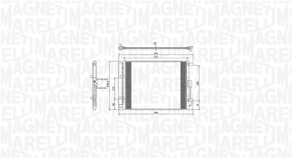 Magneti Marelli Airco condensor 350203809000