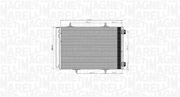 Magneti Marelli Airco condensor 350203822000