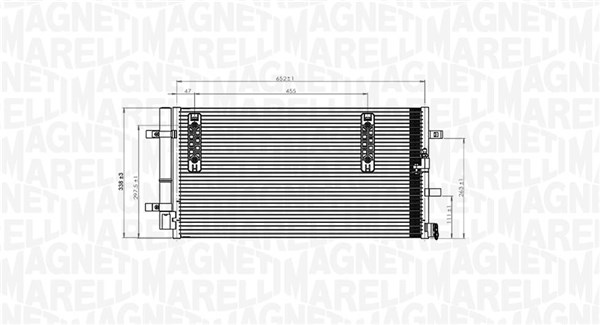 Magneti Marelli Airco condensor 350203827000