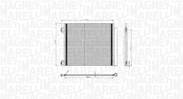 Magneti Marelli Airco condensor 350203832000