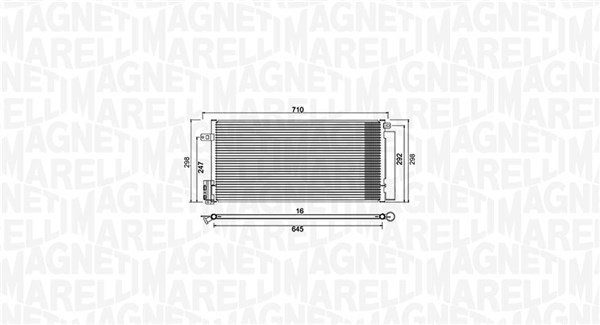 Airco condensor Magneti Marelli 350203882000