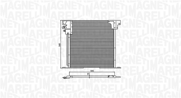 Airco condensor Magneti Marelli 350203903000