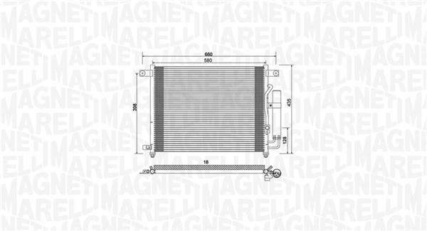 Magneti Marelli Airco condensor 350203943000