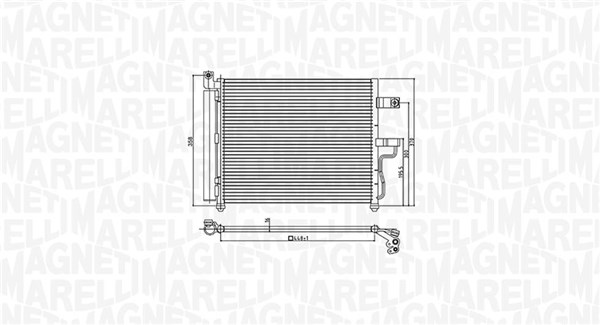 Magneti Marelli Airco condensor 350203954000