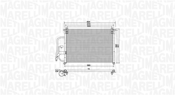 Magneti Marelli Airco condensor 350203960000