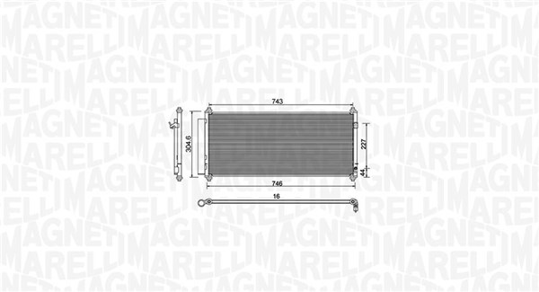 Magneti Marelli Airco condensor 350203973000