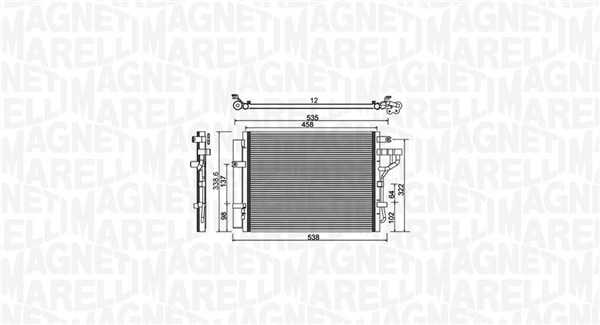 Magneti Marelli Airco condensor 350203981000