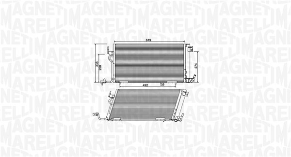 Magneti Marelli Airco condensor 350203994000