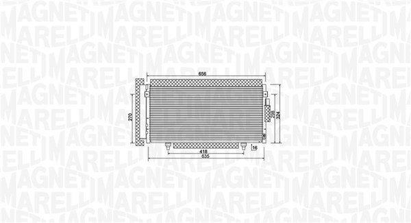 Magneti Marelli Airco condensor 350203998000