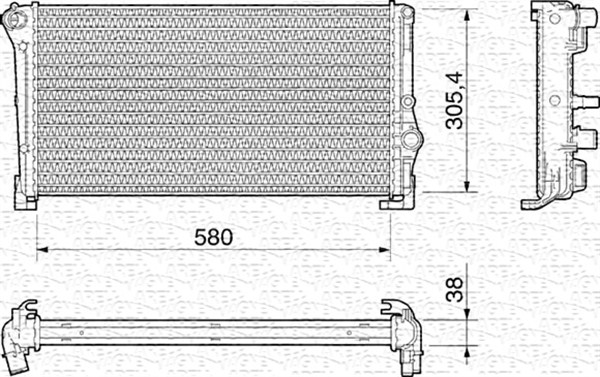 Radiateur Magneti Marelli 350213012000