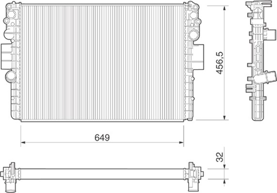 Radiateur Magneti Marelli 350213016000