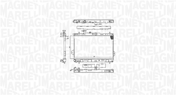 Magneti Marelli Radiateur 350213110400