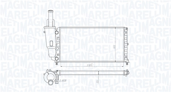 Magneti Marelli Radiateur 350213114000