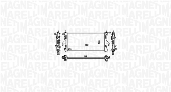 Magneti Marelli Radiateur 350213126900