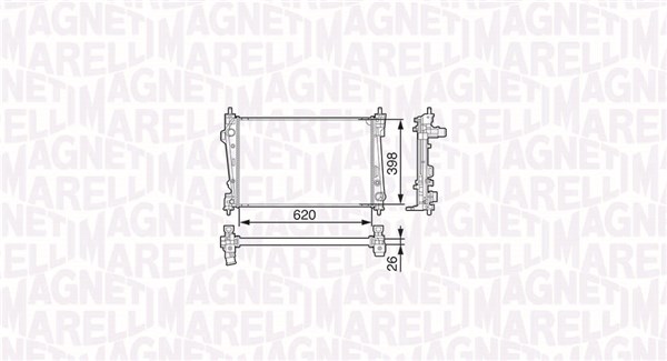 Magneti Marelli Radiateur 350213131200