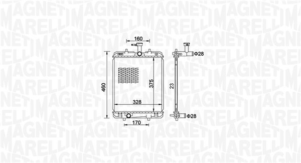 Magneti Marelli Radiateur 350213151500