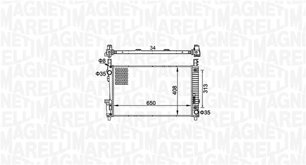 Magneti Marelli Radiateur 350213151700