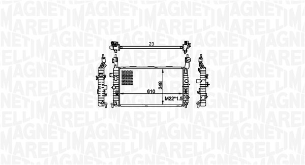Magneti Marelli Radiateur 350213155800