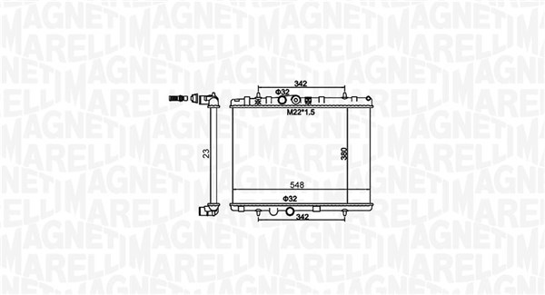 Magneti Marelli Radiateur 350213156100