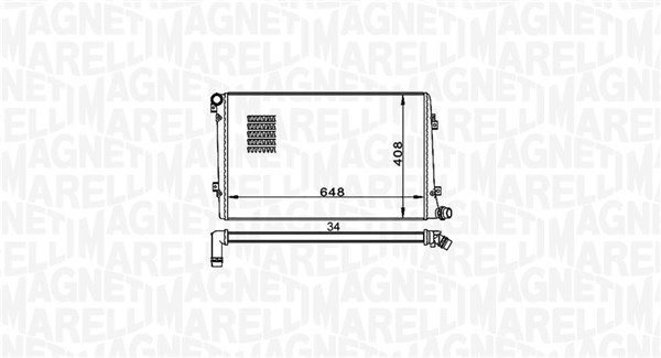 Magneti Marelli Radiateur 350213157300