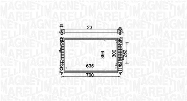 Magneti Marelli Radiateur 350213157600