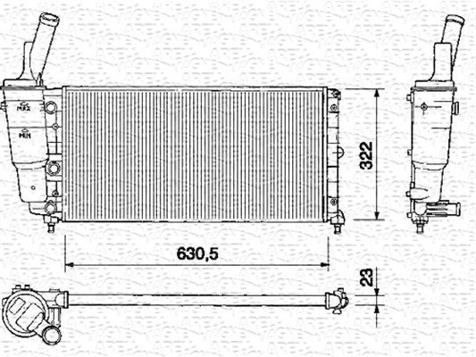Magneti Marelli Radiateur 350213161000