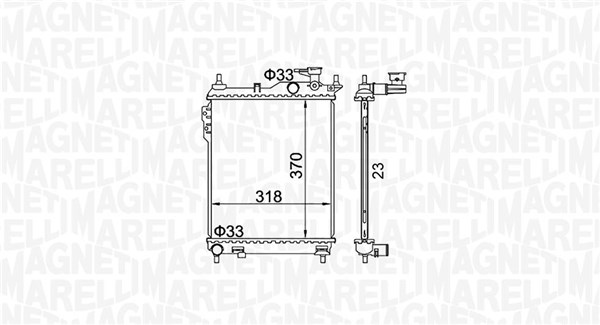 Magneti Marelli Radiateur 350213162400