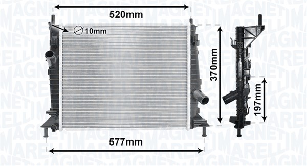 Radiateur Magneti Marelli 350213169900