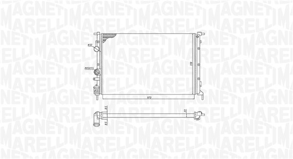 Magneti Marelli Radiateur 350213171700