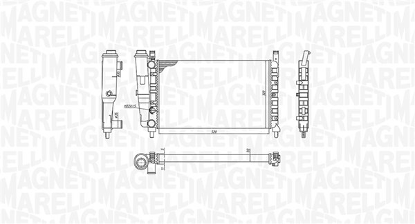 Magneti Marelli Radiateur 350213172400